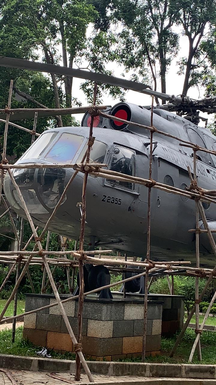 Veteran Helicopter on Display