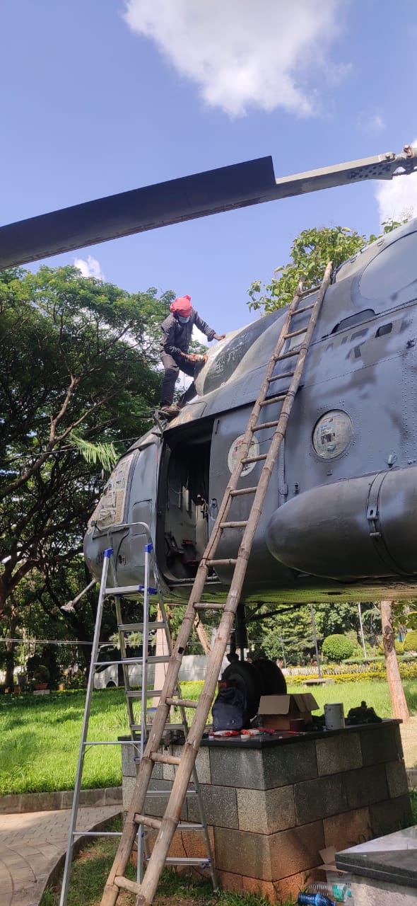 Veteran Helicopter on Display